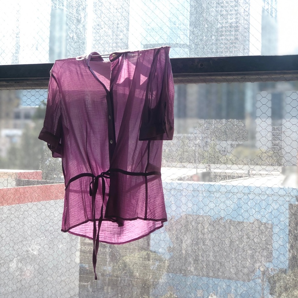 Theory Fiona Prairie Silk Blouse - BNWT